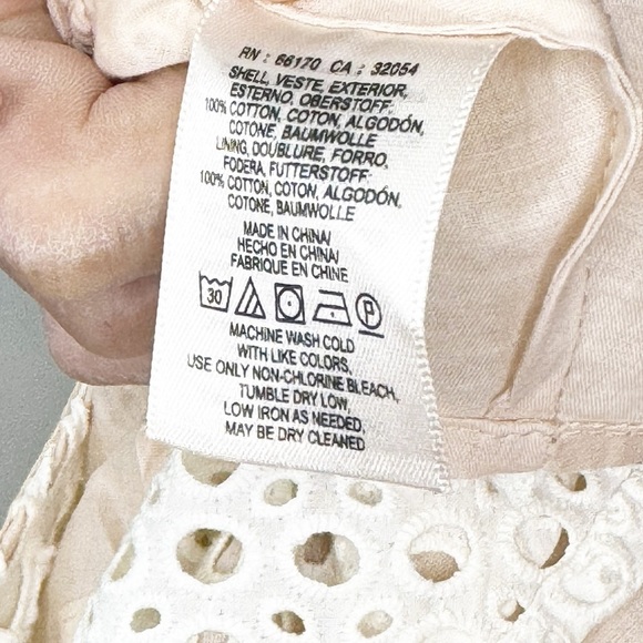 HD in Paris Anthropologie Georgia Eyelet Dress Sz 2 - Picture 10 of 10